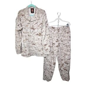 USMC Combat Set Size S/M‎ Marpat Desert Tan Small Long/Medium Cargo Utility